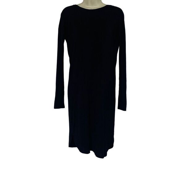 Babaton Aritzia Black Long Sleeve Open Back Tie Dress Size XS - Picture 1 of 4